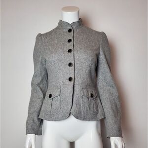 Vintage Y2K Banana Republic Gray Wool Blazer